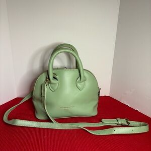 Fashion & Bags Green Leather Handbag